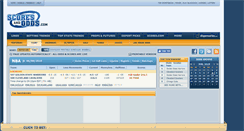 Desktop Screenshot of espn.scoresandodds.com