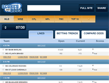 Tablet Screenshot of m.scoresandodds.com